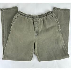 VTG The Territory Ahead Brown Corduroy Pants Baggy Men's Medium 30x33 90s Y2K